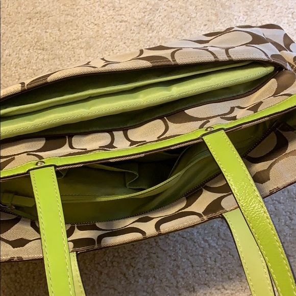 Coach Diaper Bag with matching wristlet - Picture 5 of 5